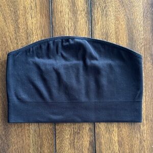 Sweaty Betty Black Ribbed strapless bra